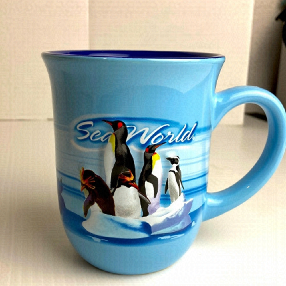 Seaworld penguins mug 3D
